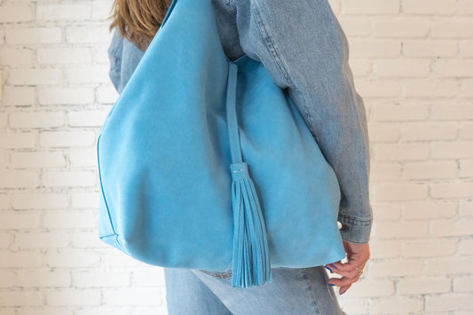 Moroccan Handcrafted Leather Tote: Stylish Everyday Carry for Work, Travel & Shopping, Slouchy Hobo Bag