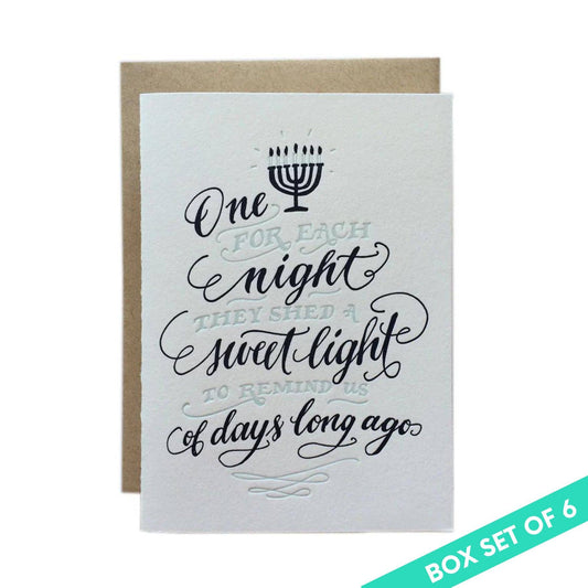 Sweet Light Hanukkah Card