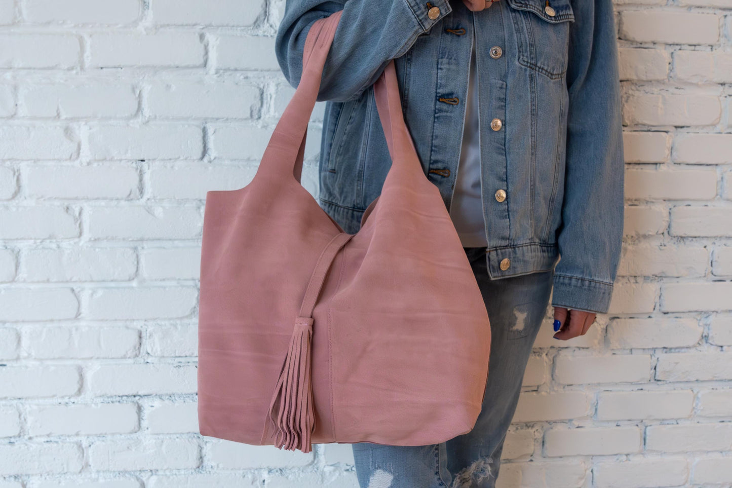 Moroccan Handcrafted Leather Tote: Stylish Everyday Carry for Work, Travel & Shopping, Slouchy Hobo Bag