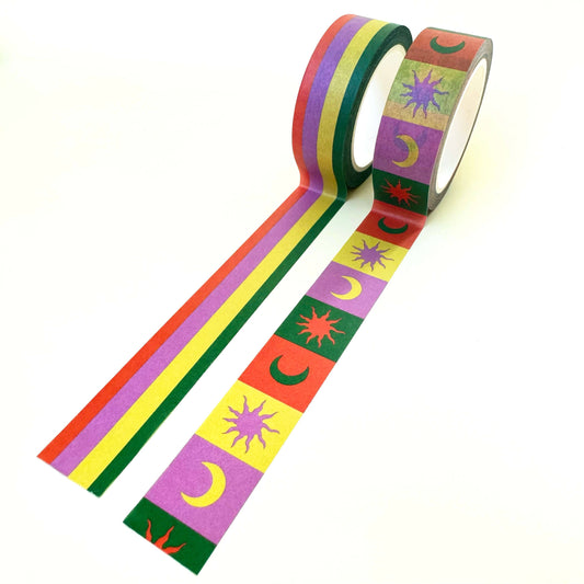 Sun & Moon Fiesta Washi Tape