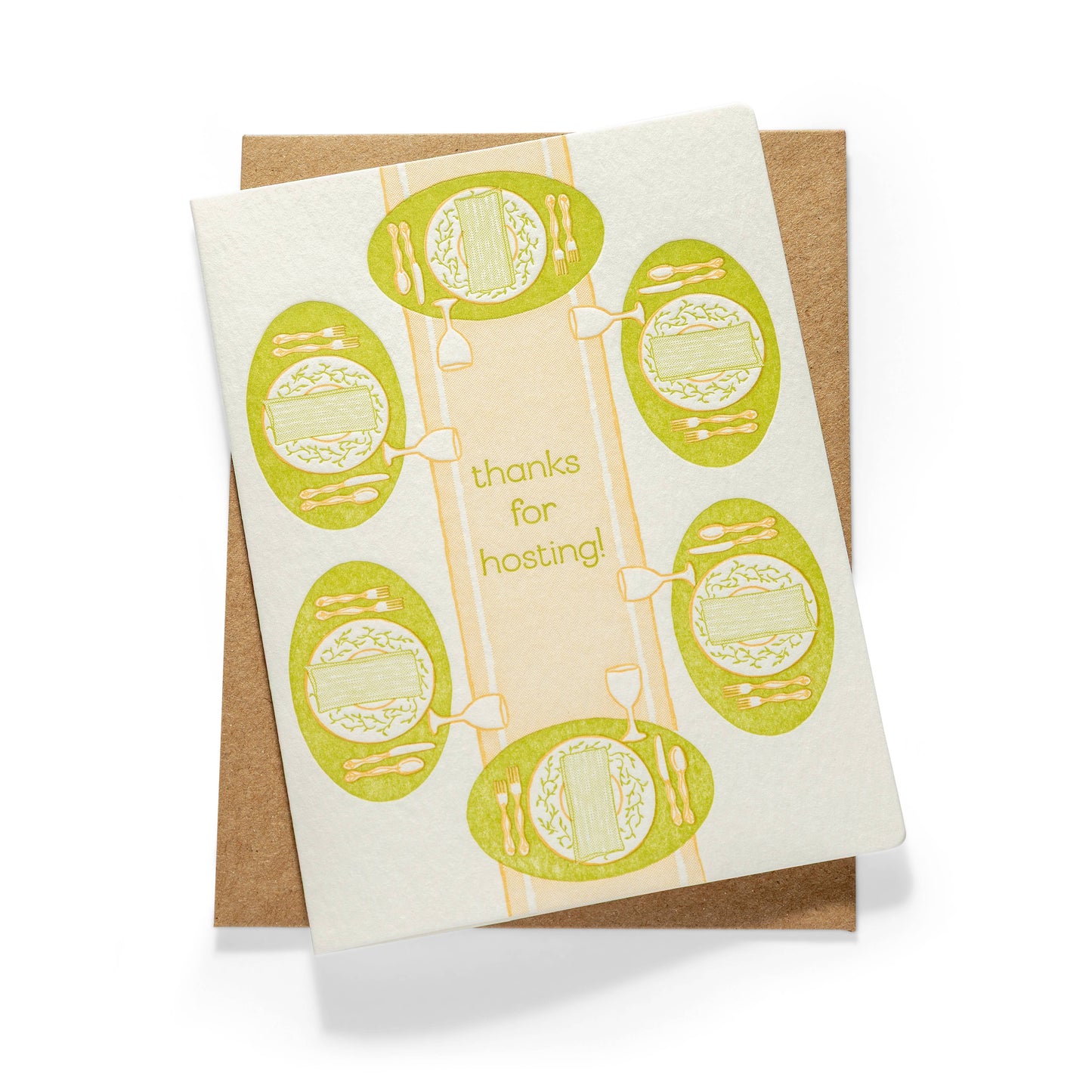 Thank You Hostess | Letterpress Greeting Card | Thank You