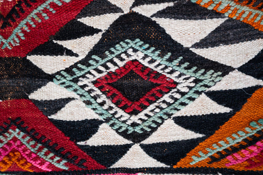 Handmade Moroccan Wool Pouf Floor Cushion Boho Ottoman Pet Bed and Meditation Seat