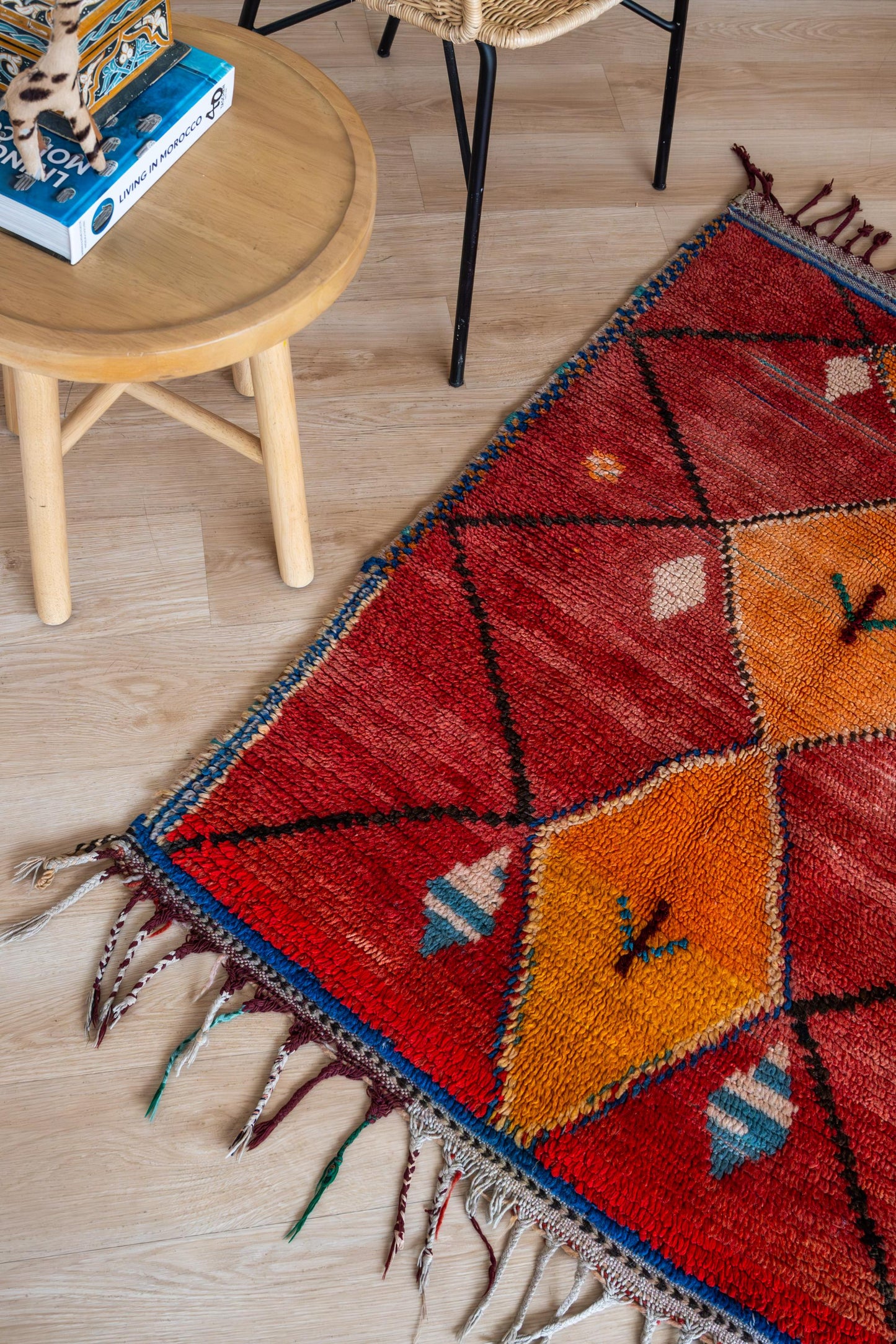 Moroccan Accent Rug: Artisan-Made Home Decor, American Southwest Decor