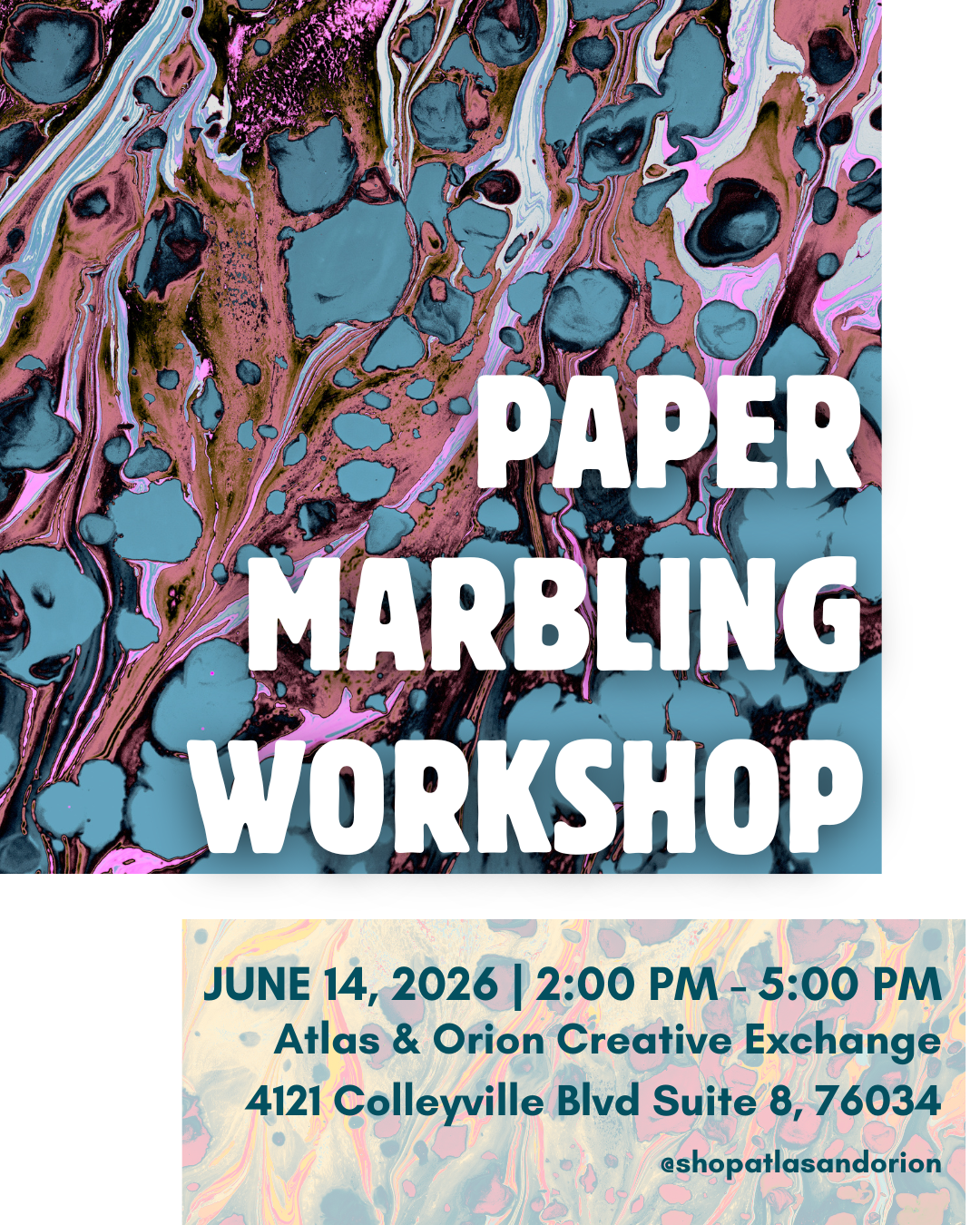 Paper Marbling Workshop