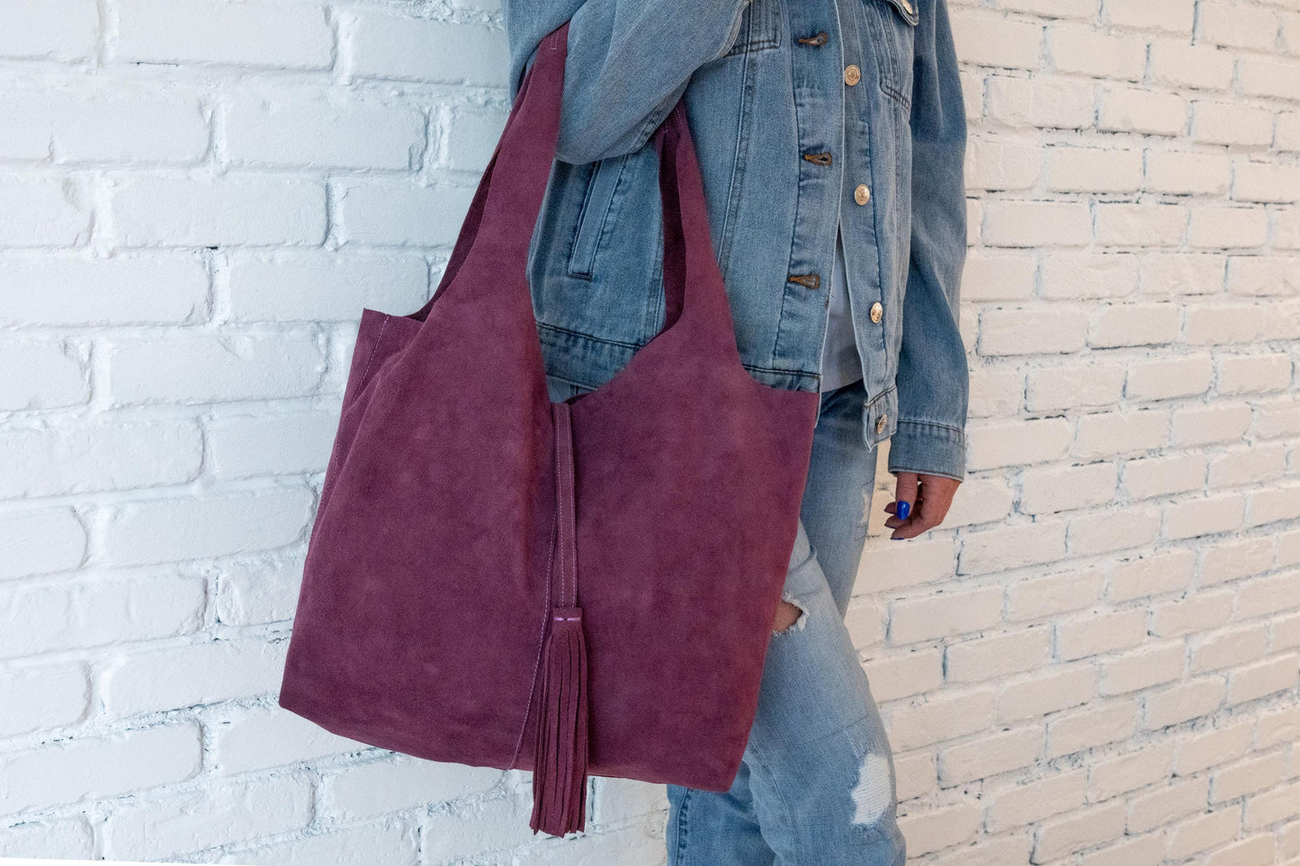 Moroccan Handcrafted Leather Tote: Stylish Everyday Carry for Work, Travel & Shopping, Slouchy Hobo Bag