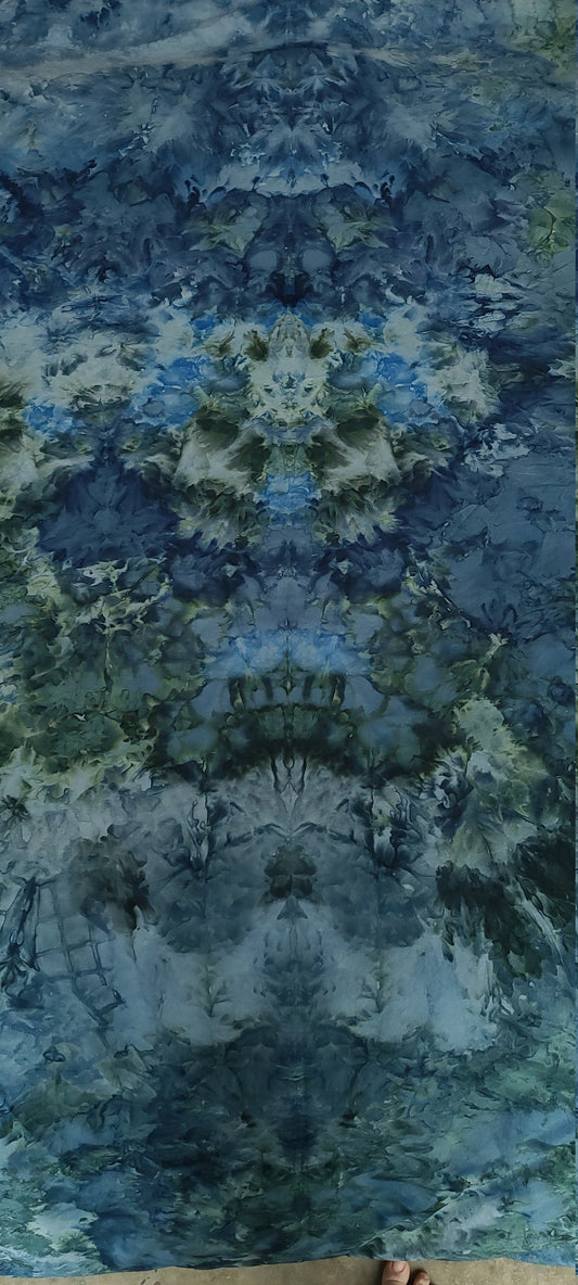 Ocean Tide Tie-Dye Duvet Cover Set | Boho Cotton Bedding for Dorm & Home | Twin XL to King