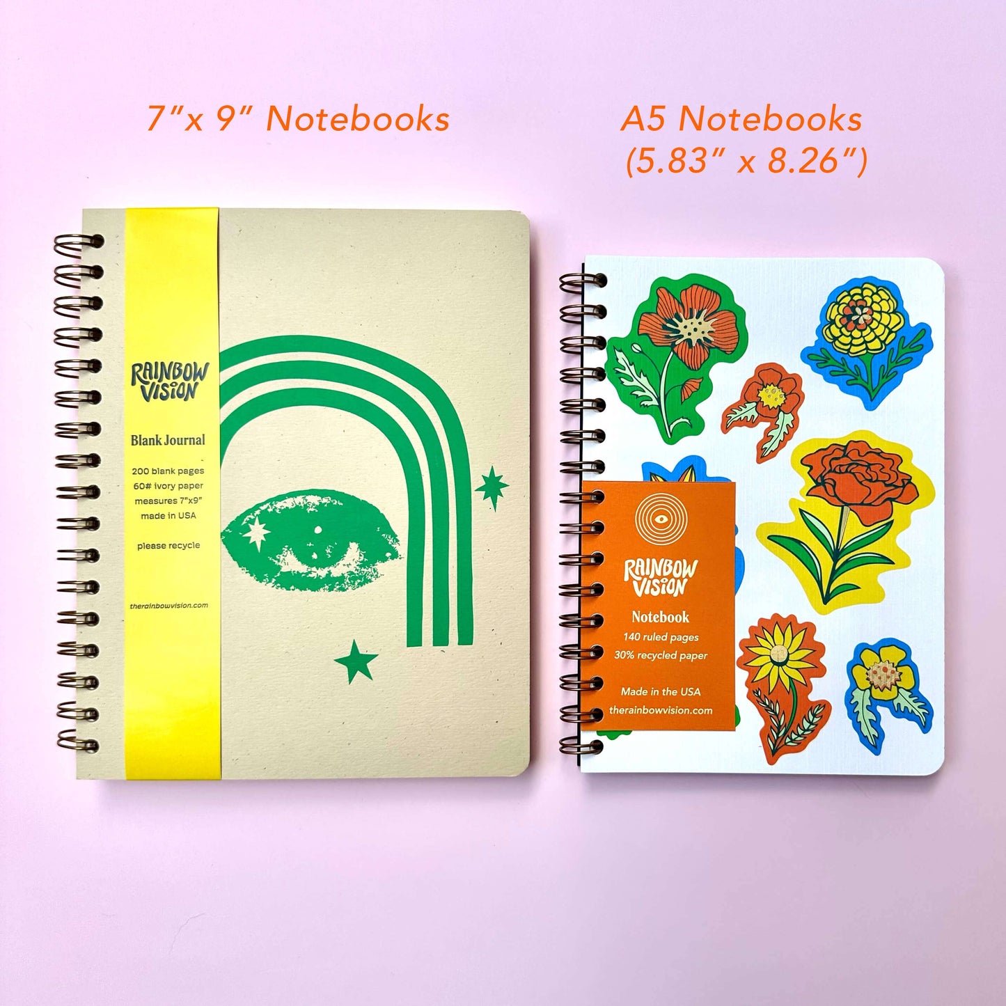 Wild Flower Notebook | Wire Bound