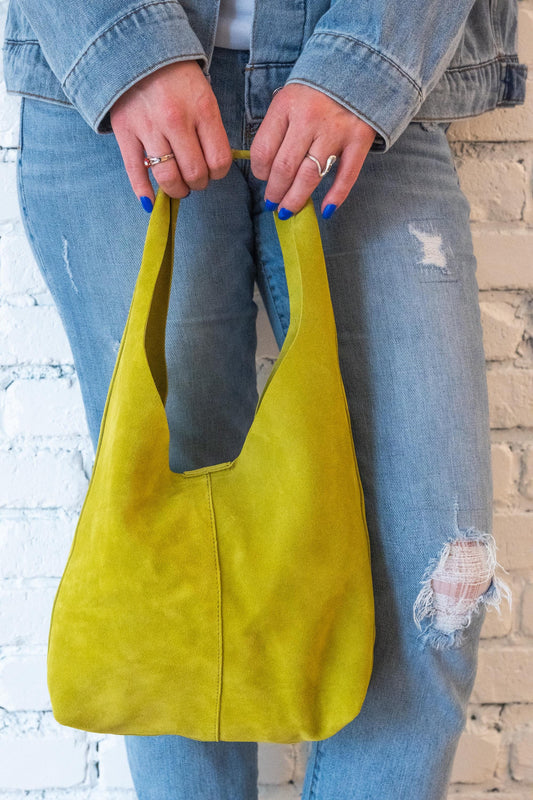 Artisanal Moroccan Suede Hobo Bag: Handcrafted Bohemian Chic Leather Purse for Women