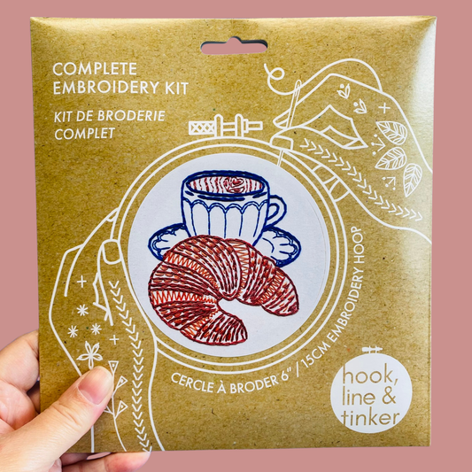 Croissant Complete Embroidery Kit