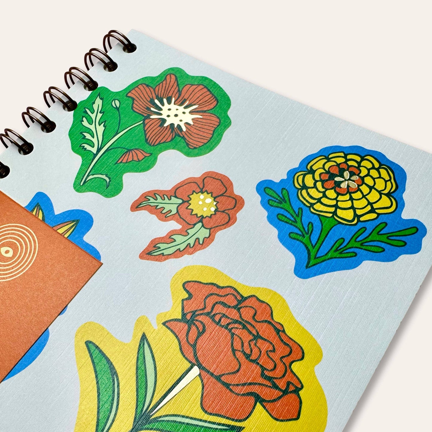 Wild Flower Notebook | Wire Bound