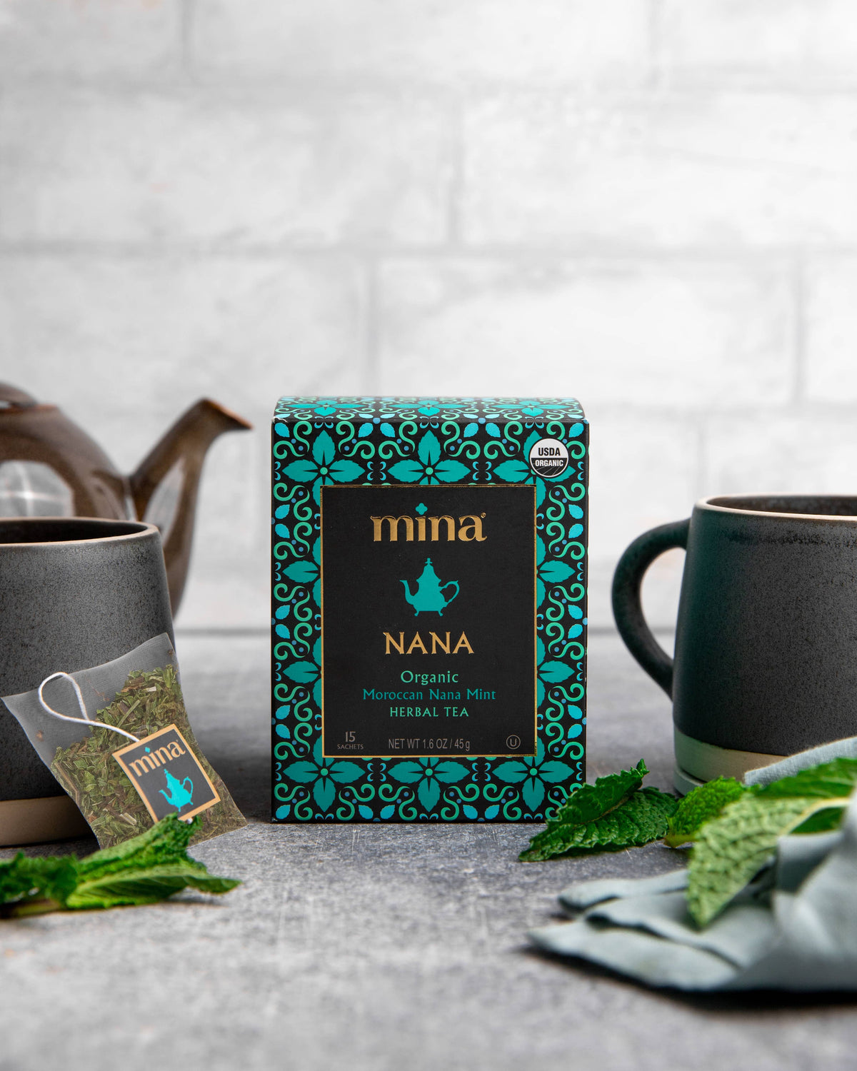 15 ct Nana Organic Moroccan Nana Mint Herbal Tea