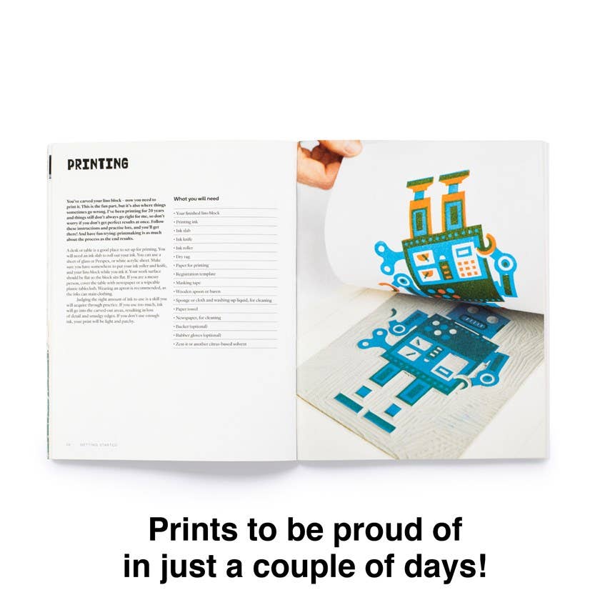 Linocut: Learn in a Weekend