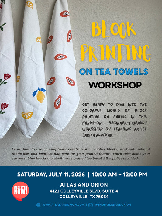 Block Printing Workshop