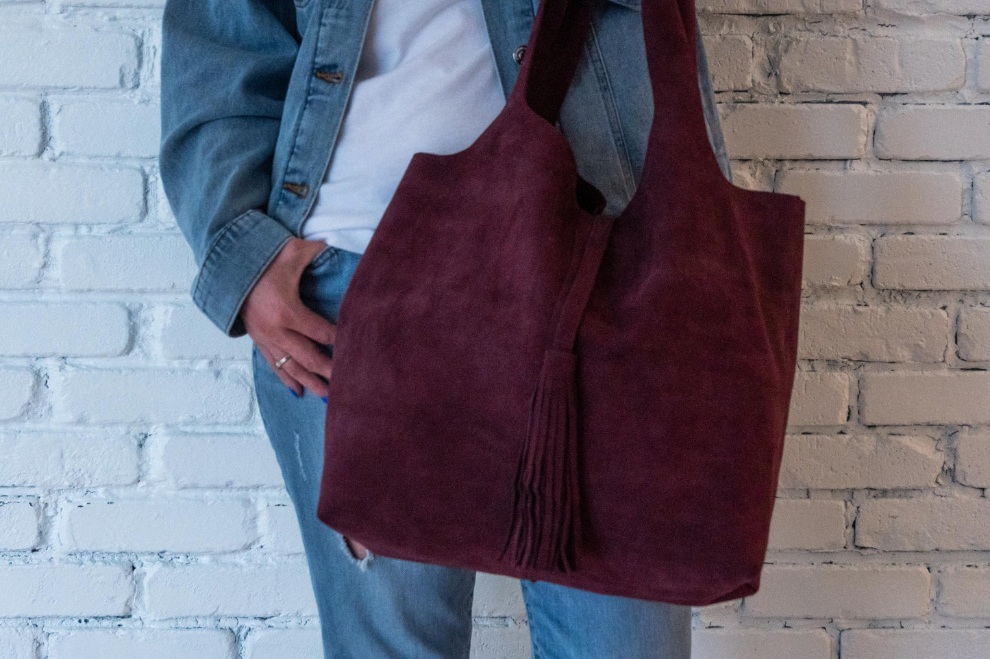 Moroccan Handcrafted Leather Tote: Stylish Everyday Carry for Work, Travel & Shopping, Slouchy Hobo Bag