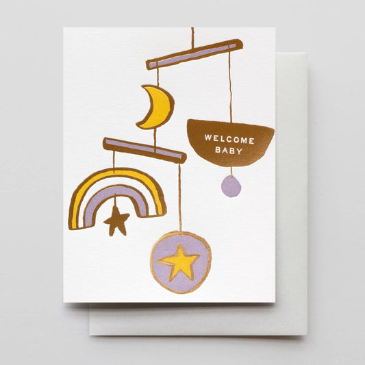 Welcome Baby Mobile * FOIL *