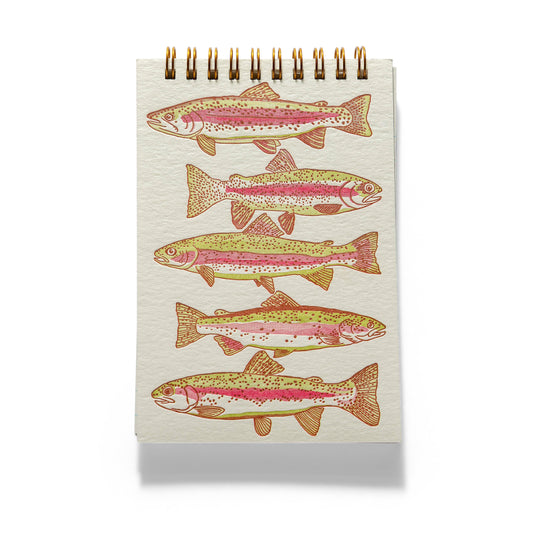 Rainbow Trout | Letterpress Notebook