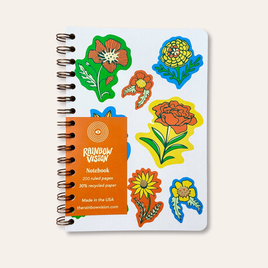 Wild Flower Notebook | Wire Bound