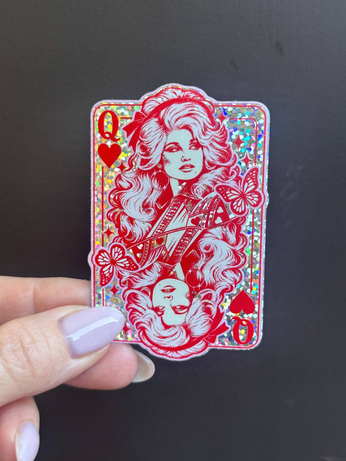 Dolly Parton Queen of Hearts Sticker