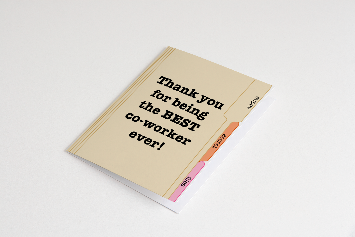 Best Co-worker Ever Greeting Card