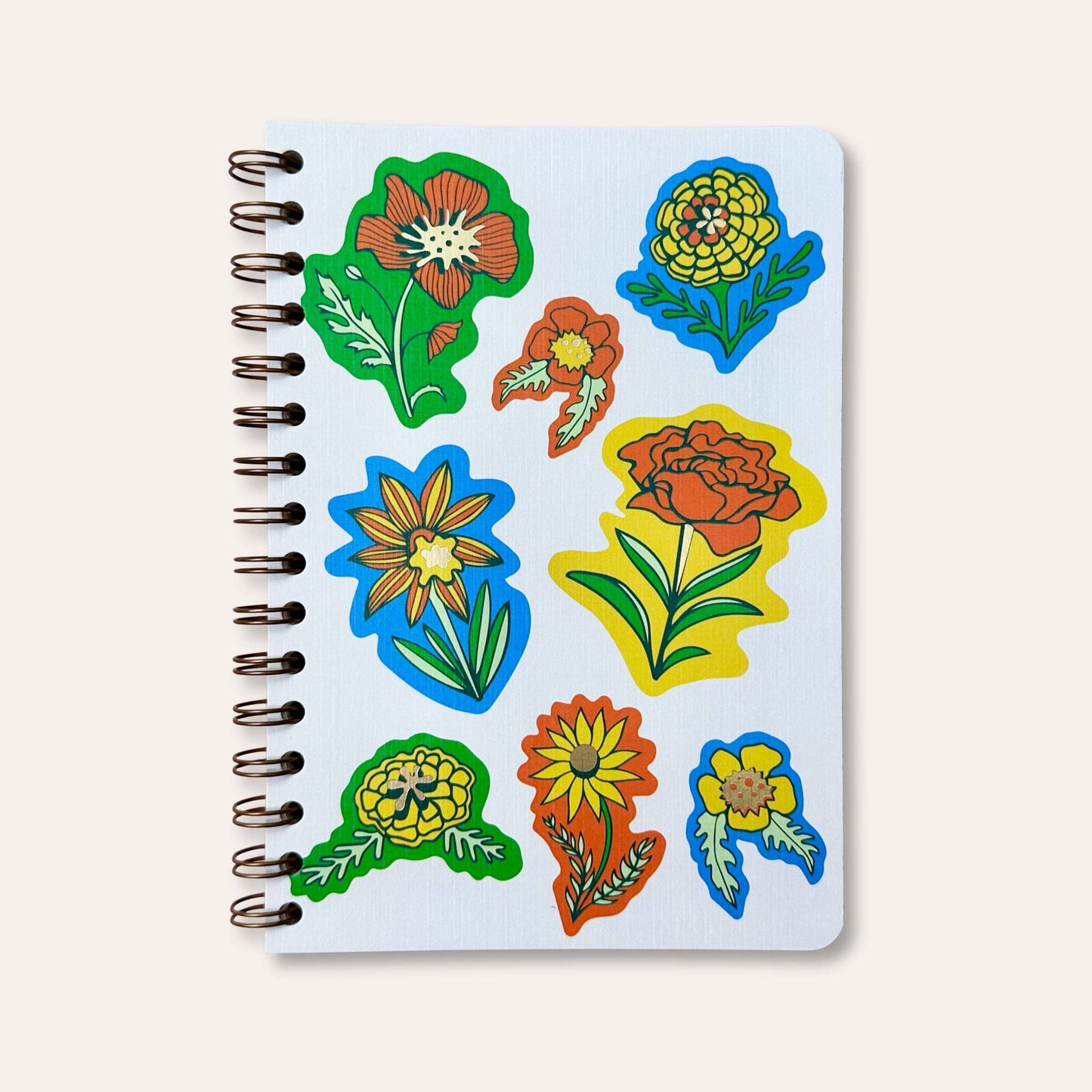 Wild Flower Notebook | Wire Bound