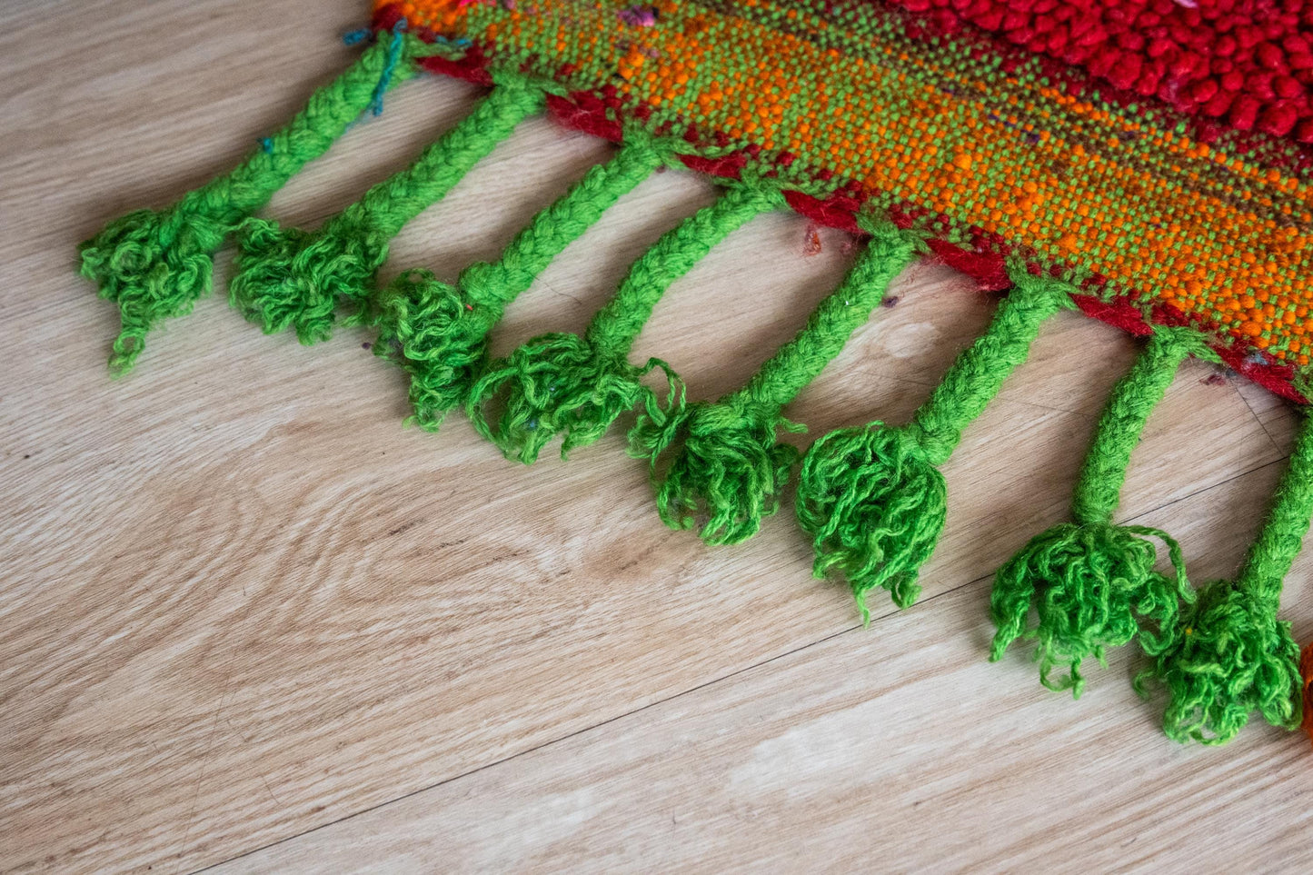 Vibrant Moroccan Boujaad Rug Runner