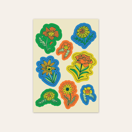 Sticker Sheet - Wild Flowers