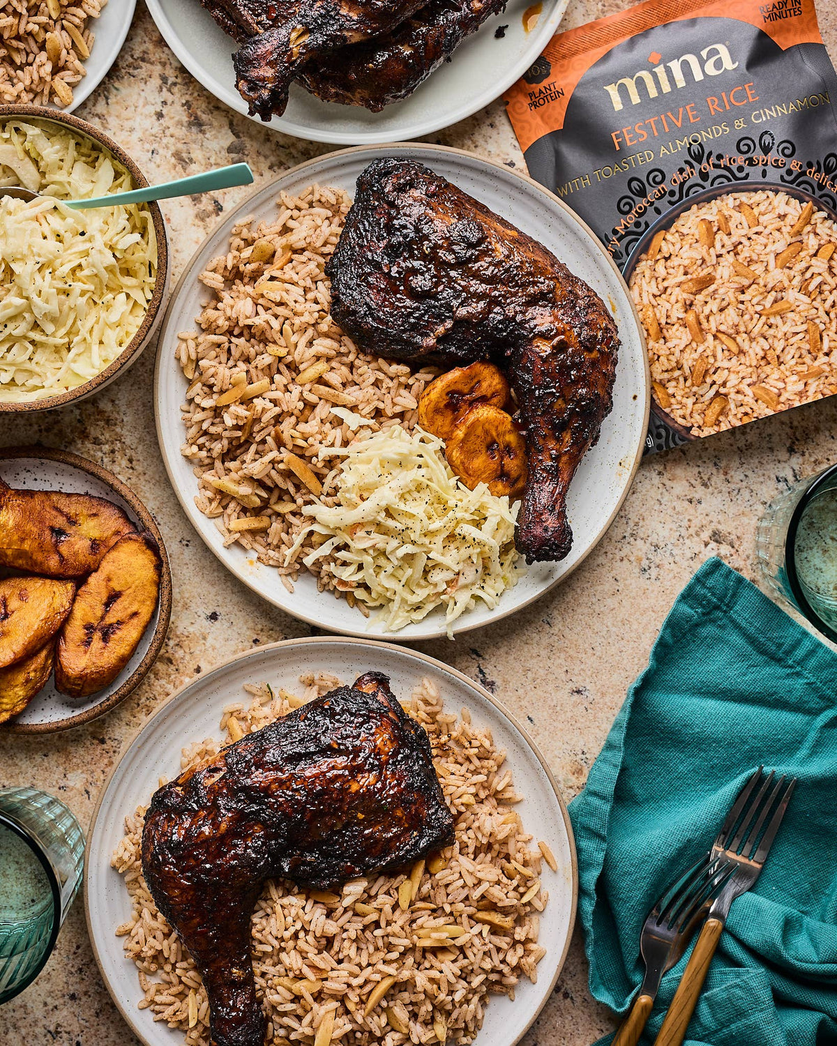 8 oz Festive Rice with Toasted Almonds & Cinnamon