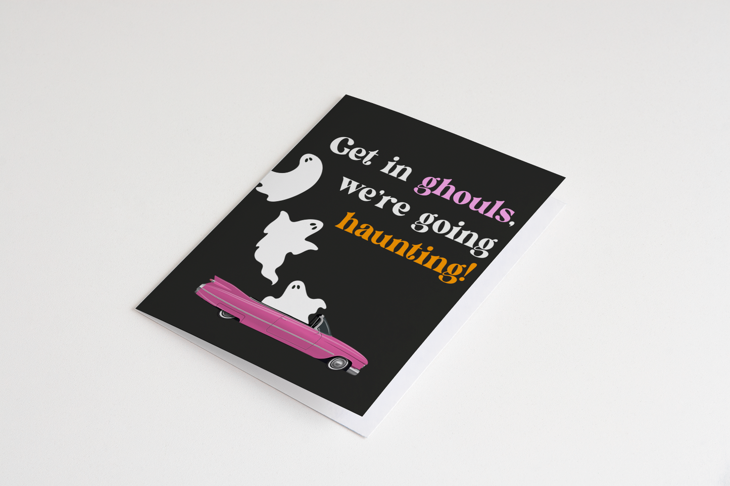 Get in Ghouls Halloween Card