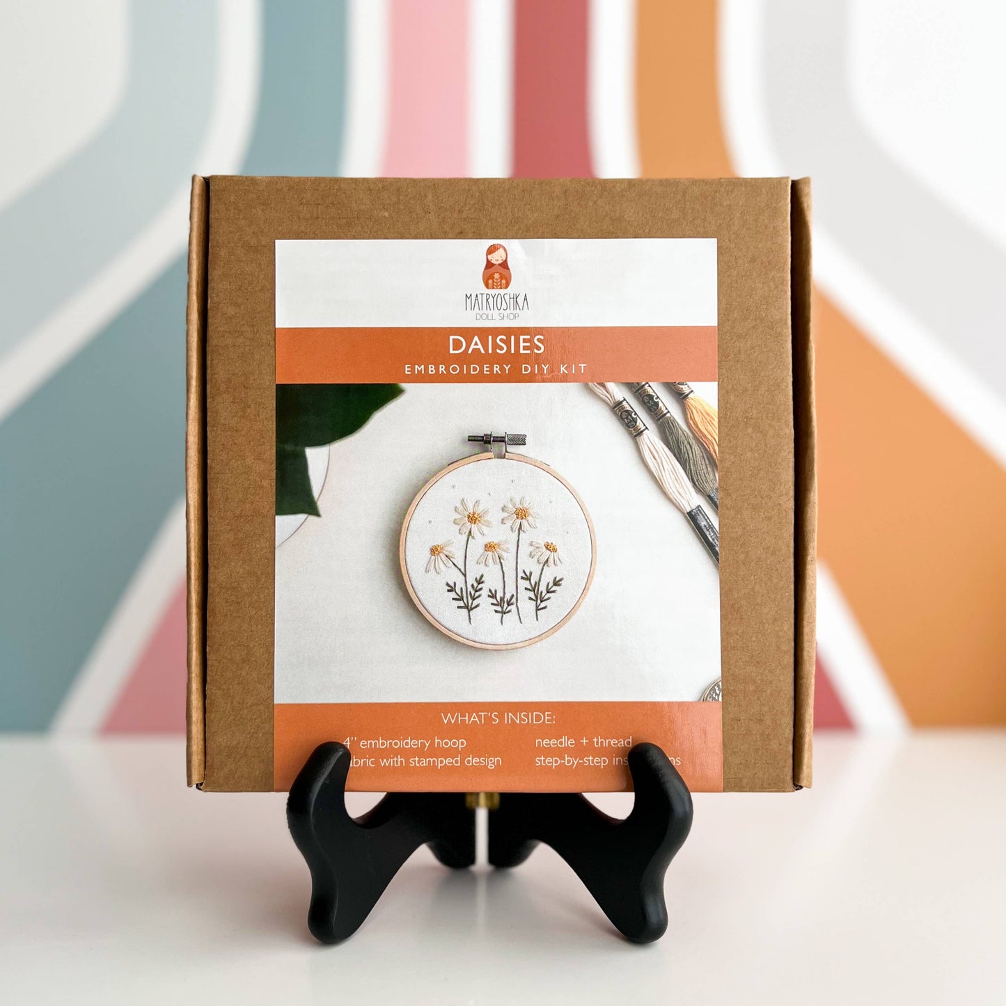 Daisies Embroidery DIY Kit