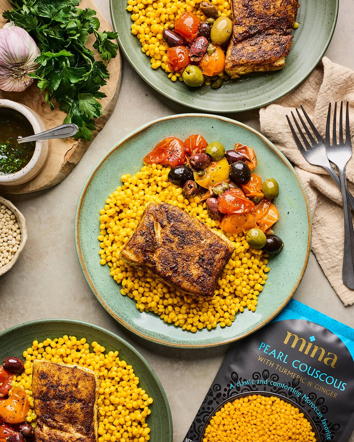 7 oz Pearl Couscous with Turmeric & Ginger