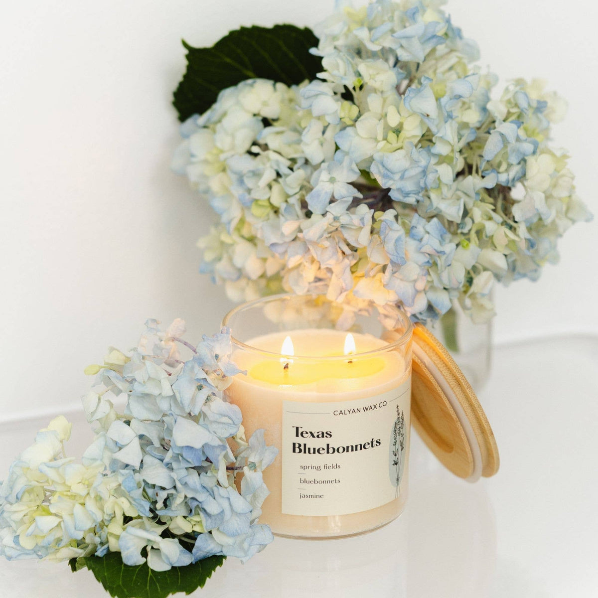 Texas Bluebonnet - Glass Tumbler Soy Candle