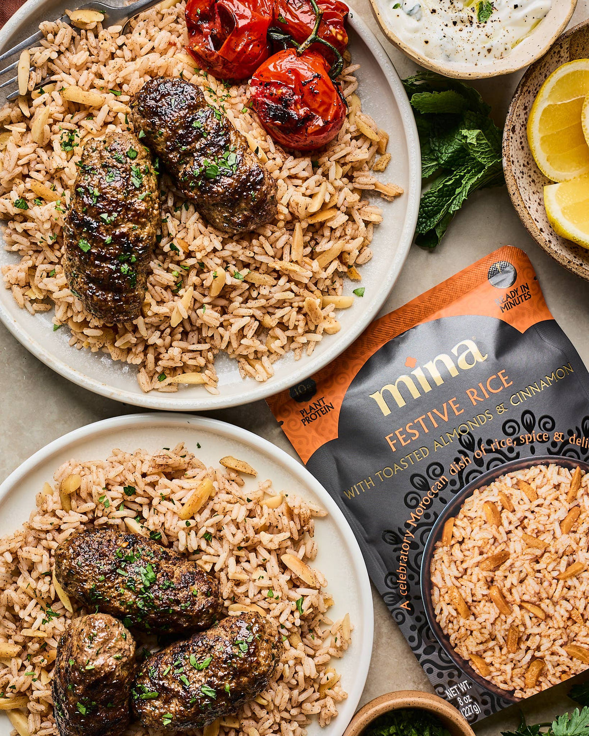 8 oz Festive Rice with Toasted Almonds & Cinnamon