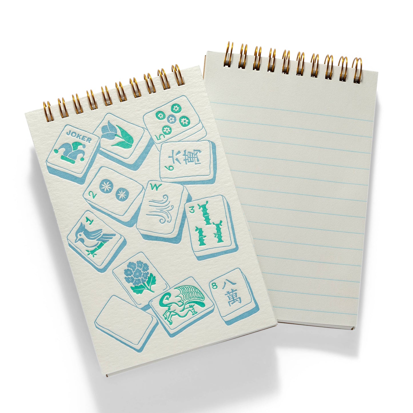 Mahjong | Letterpress Notebook