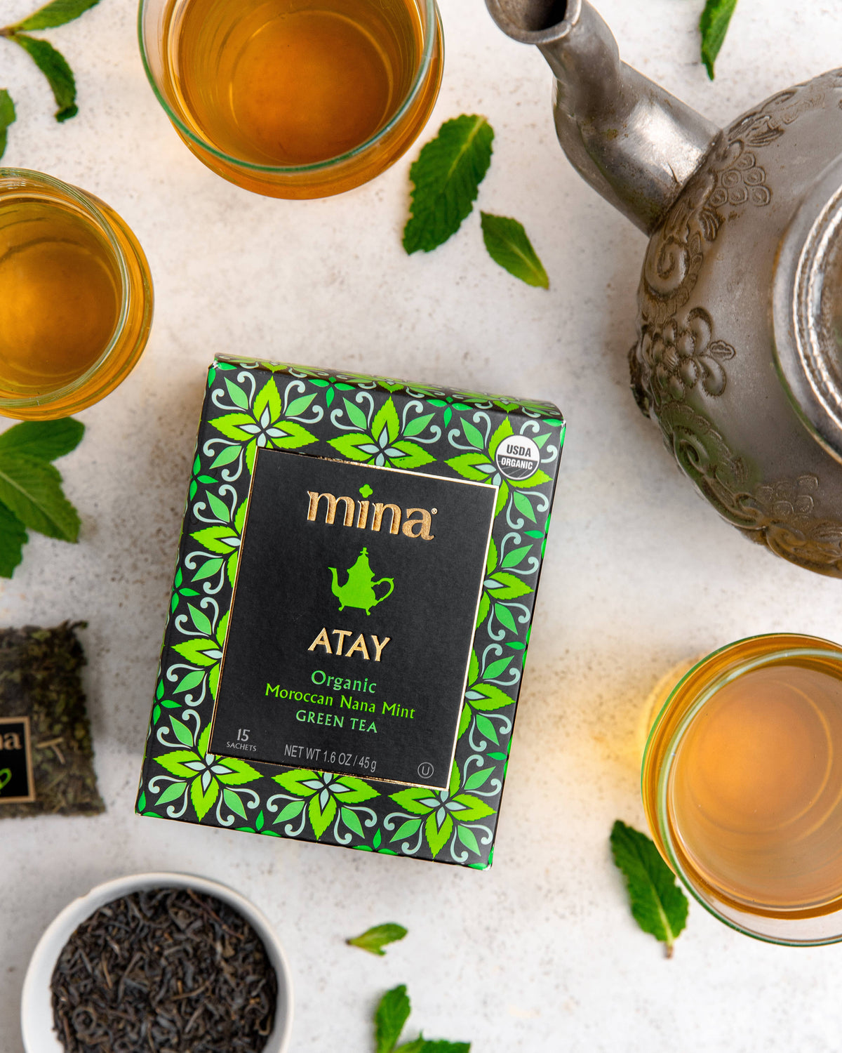 15 ct Atay Organic Moroccan Nana Mint Green Tea