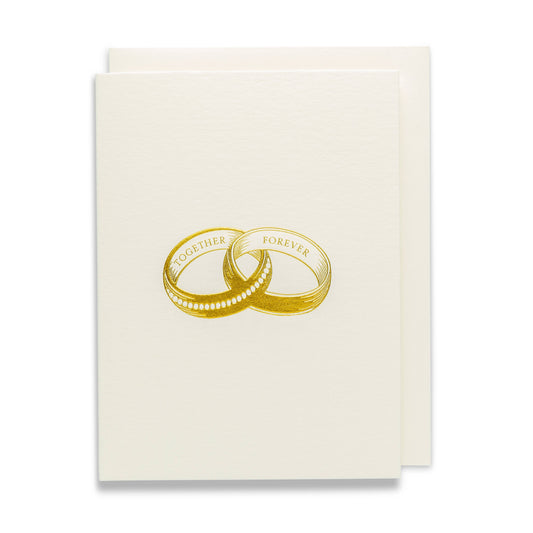 Together Forever | Engraved Greeting Card | Love/Wedding