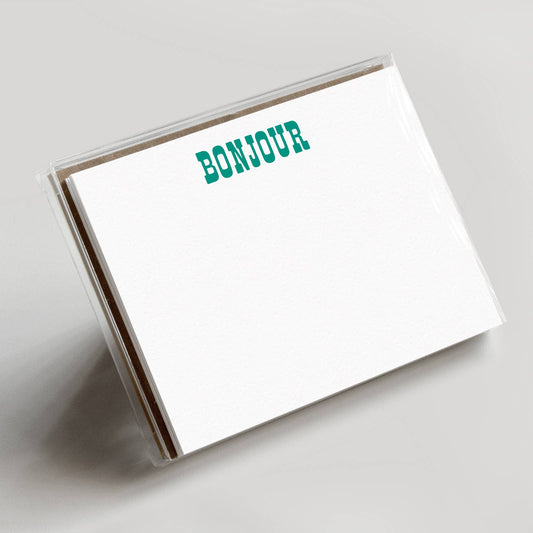 Bonjour Flat Note Boxed Set (White)