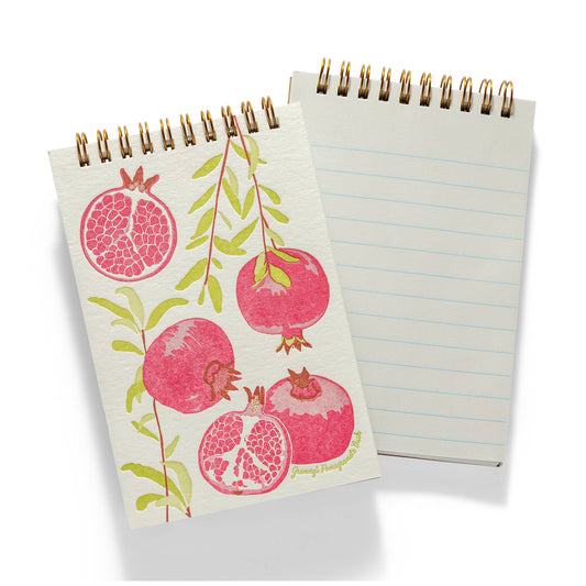 Pomegranate | Letterpress Notebook