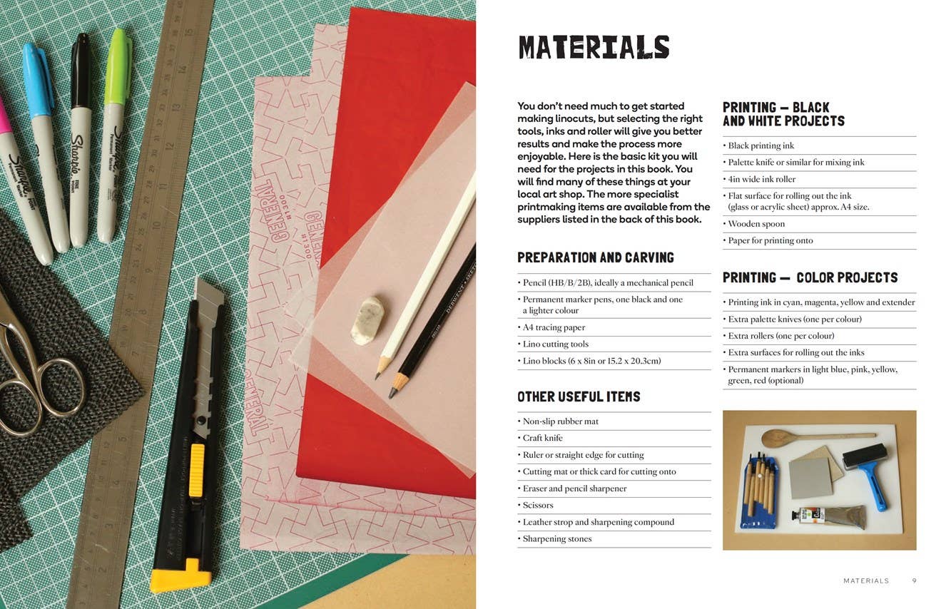 Linocut: Learn in a Weekend