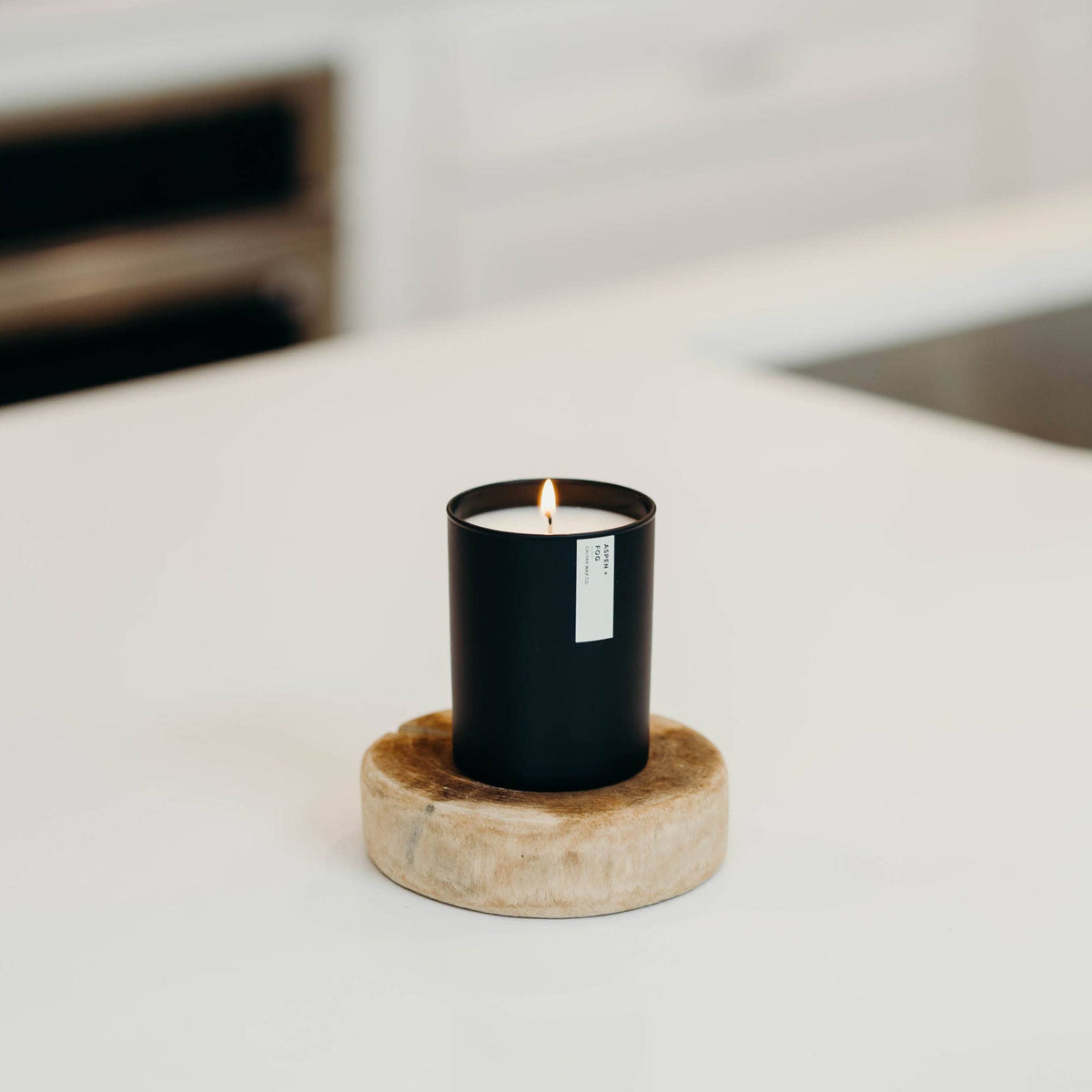 Aspen + Fog - Matte Black Tumbler Soy Candle