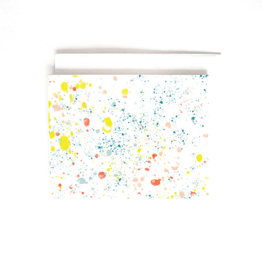 Paint Splatter Card