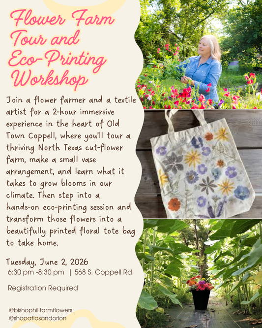 Flower Farm Tour and Eco-printing Workshop
