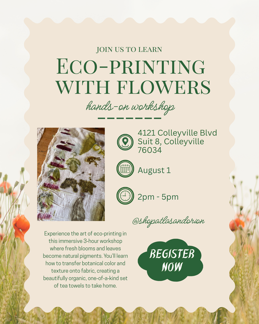 Eco-printing with Flowers: Botanical Dyeing Workshop