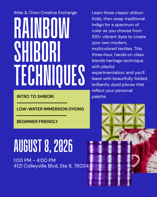 Rainbow Shibori Techniques