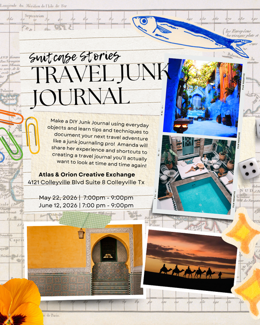 Suitcase Stories: Travel Junk Journal Workshop