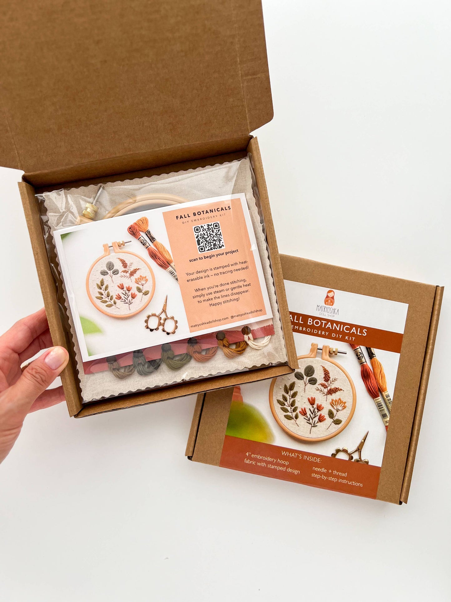 Botanical Embroidery DIY Kit
