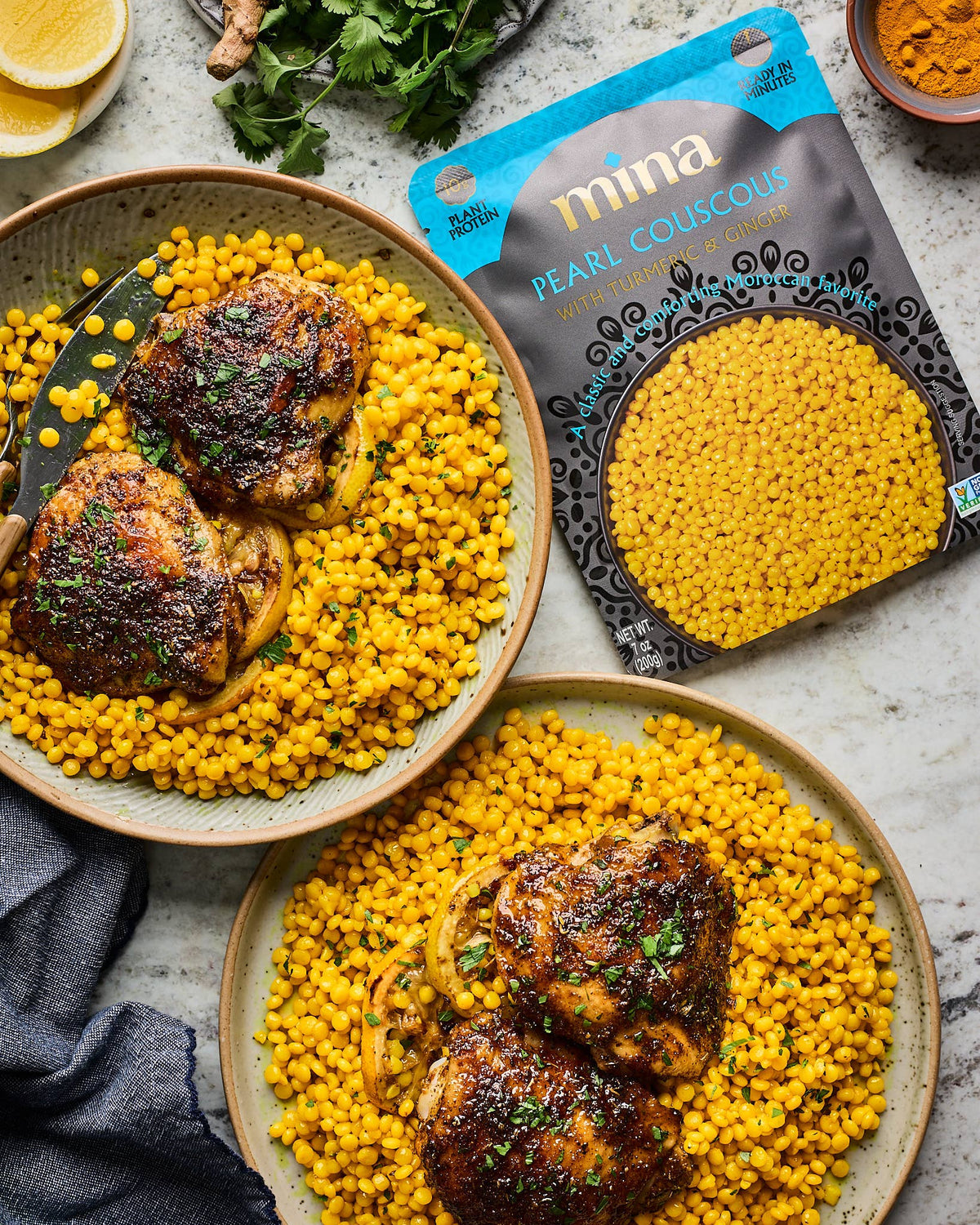 7 oz Pearl Couscous with Turmeric & Ginger