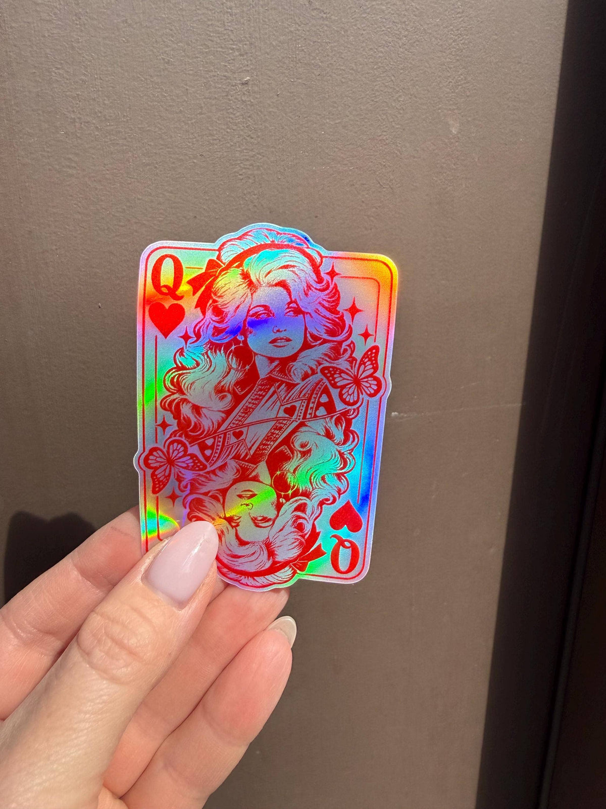 Dolly Parton Queen of Hearts Sticker