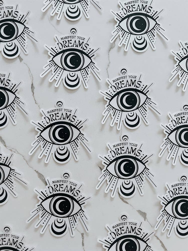 Manifest Your Dreams Sticker - Clear