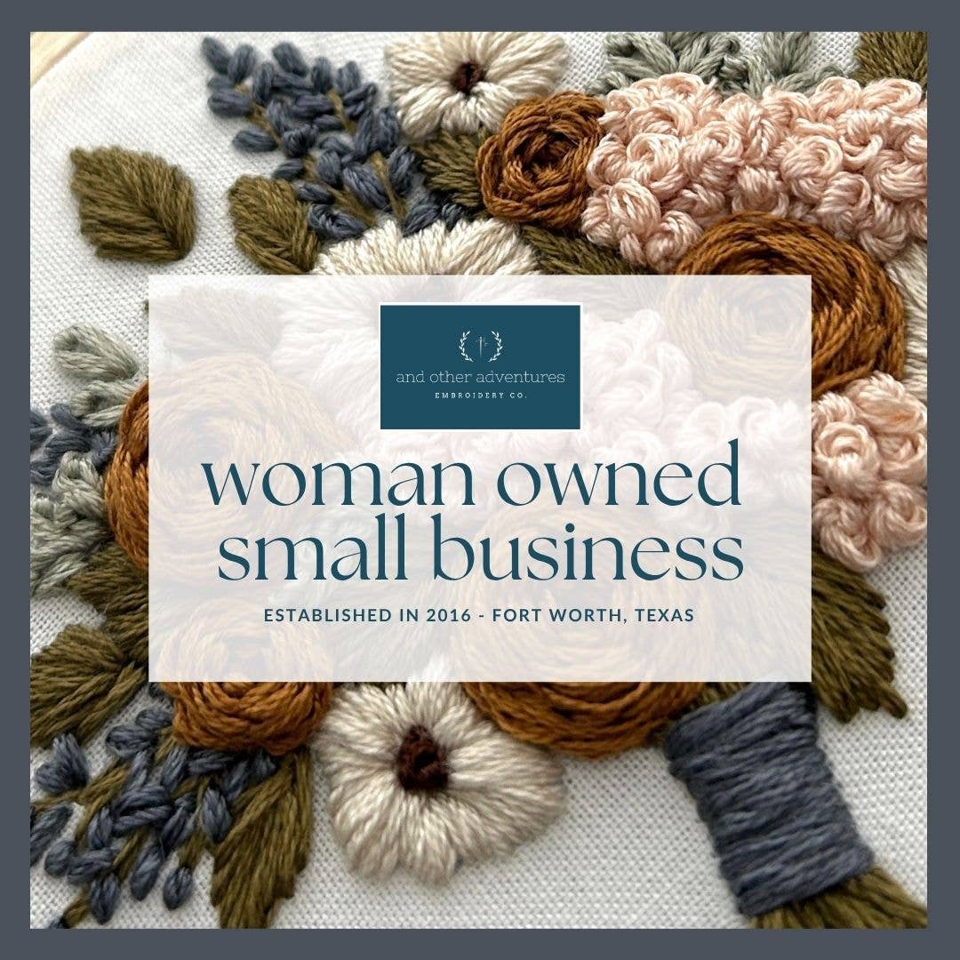 Hand Embroidery Kit - Cottage Pumpkin