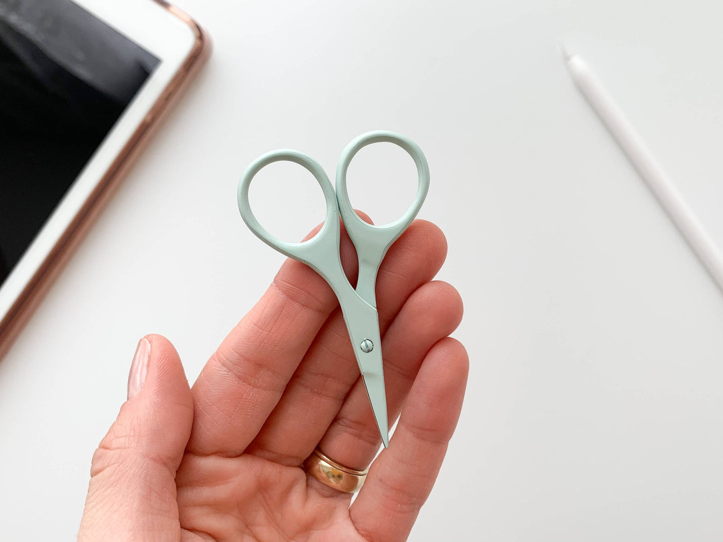 Small needlecraft scissors